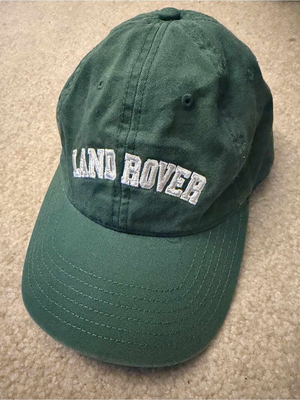 EUC Land Rover baseball hat, green